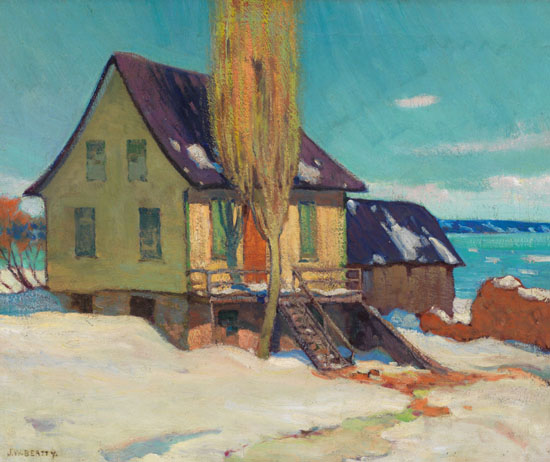 Quebec Farm House par John William (J.W.) Beatty