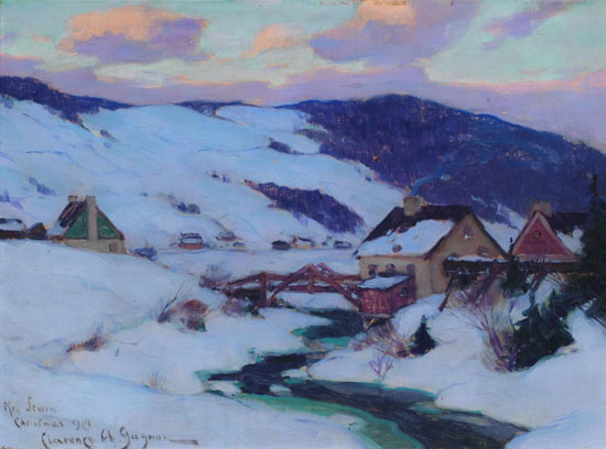 Hiver à Charlevoix par Clarence Alphonse Gagnon