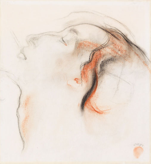 Head of Miriam Kennedy par Frederick Horsman Varley