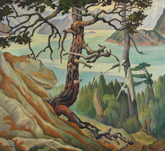 Howe Sound par William Percival (W.P.) Weston