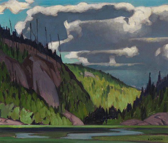 South Branch, Madawaska River by Alfred Joseph (A.J.) Casson