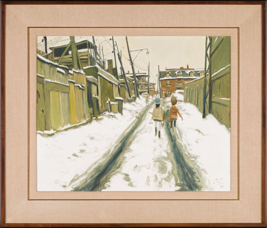 Rue Sainte-Anges, Pointe Saint Charles, Montreal by John Geoffrey Caruthers Little