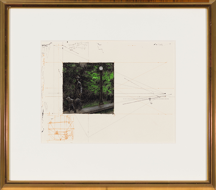 Study for Night Walk III by Alexander Colville