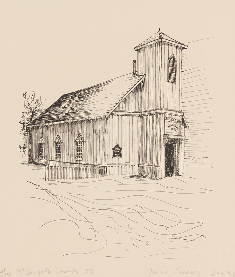 McDougall Church, 1873 par James Lindsay