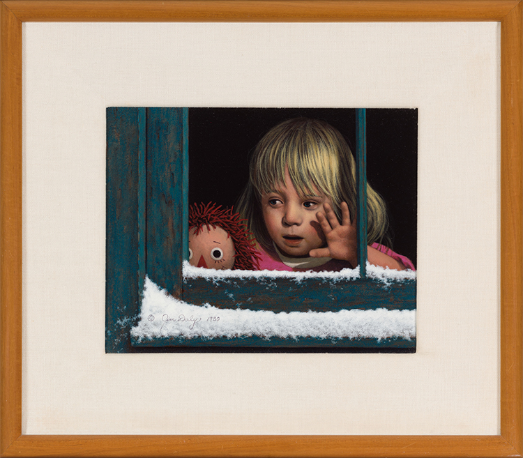 Girl in Window by Jim Daly