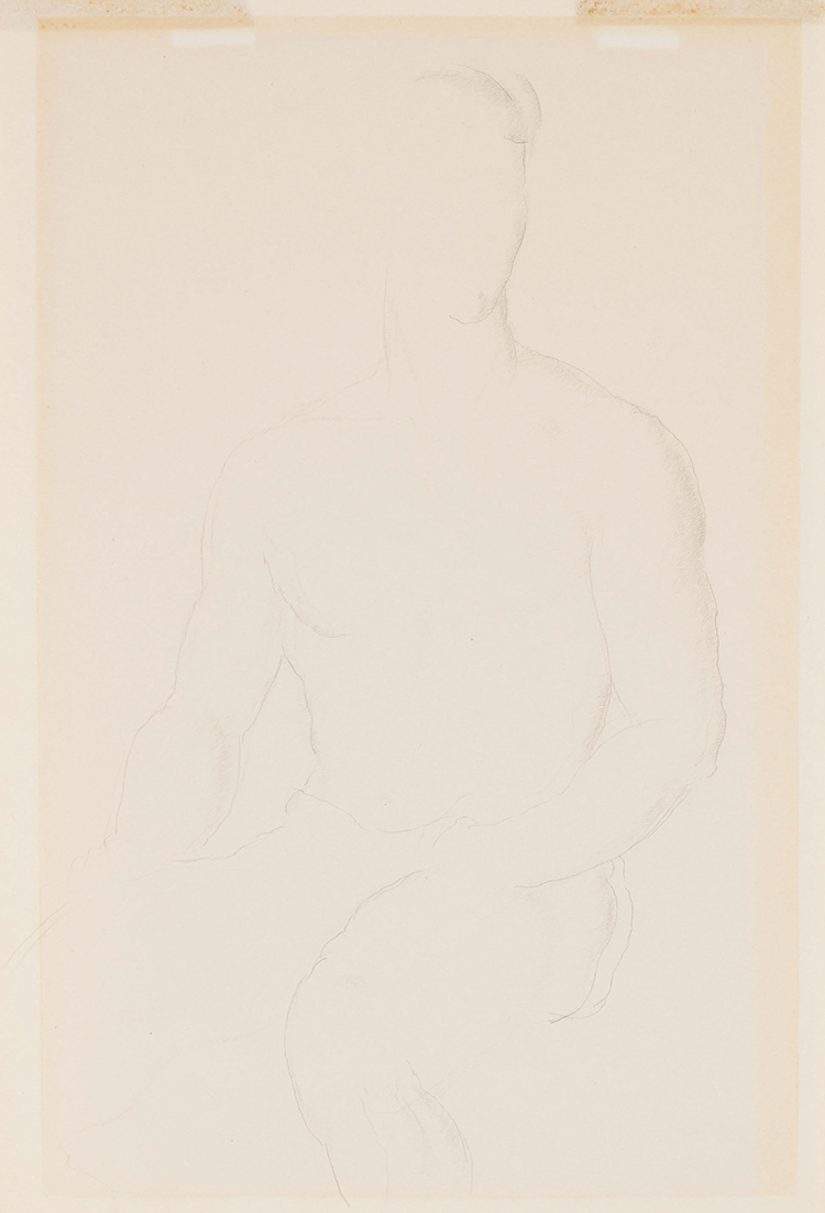 Male Nude by Lionel Lemoine FitzGerald