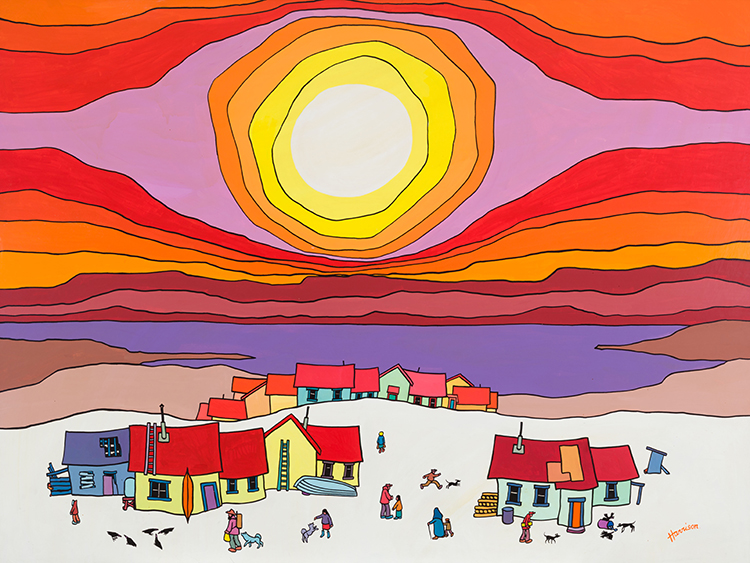 Golden Yukon by Ted Harrison