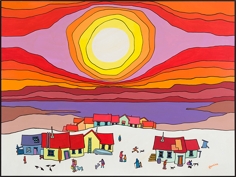 Golden Yukon by Ted Harrison