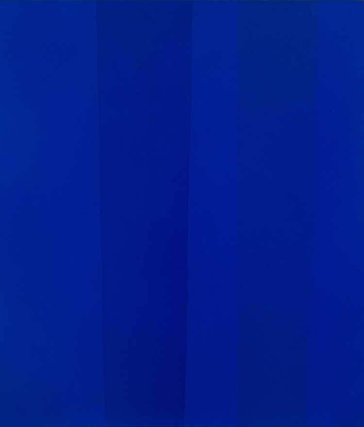 Untitled (from the Quantificateur bleu series) par Guido Molinari