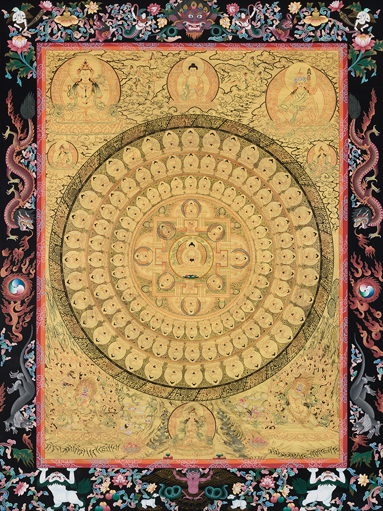 Mandala of Buddha Akshobya by Romio Shrestha