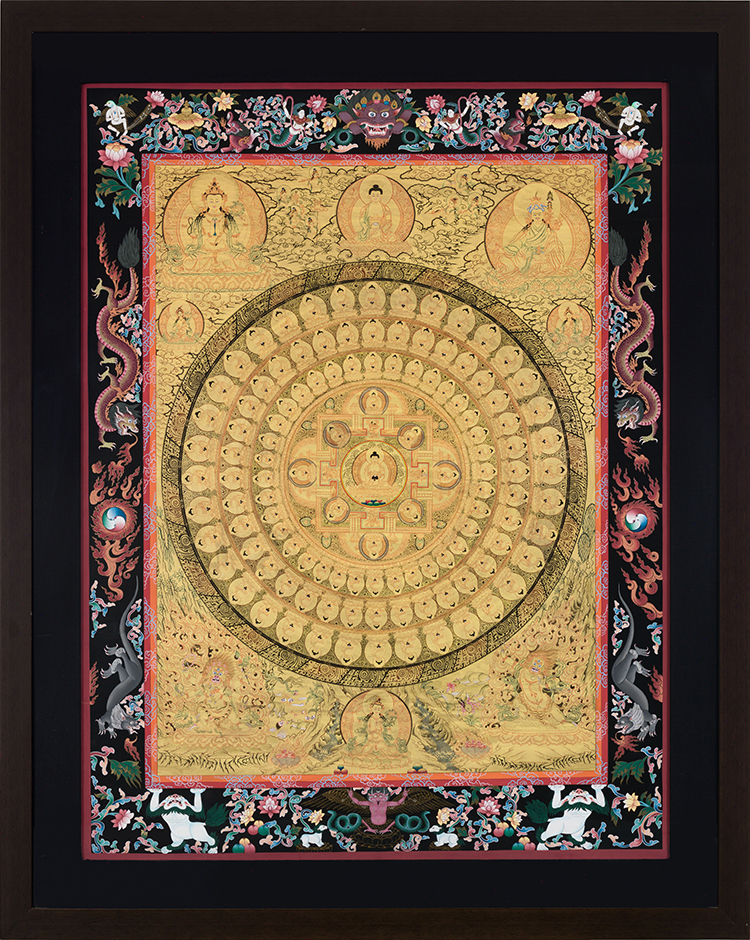 Mandala of Buddha Akshobya by Romio Shrestha