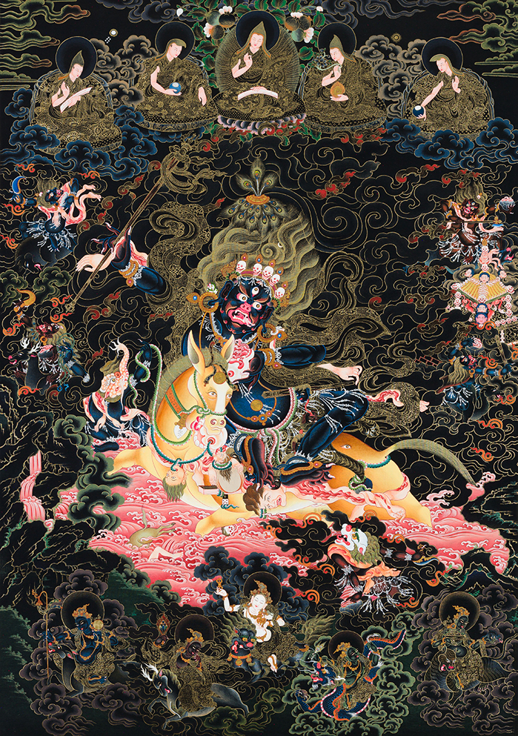 Thangka of Palden Lhamo by Romio Shrestha