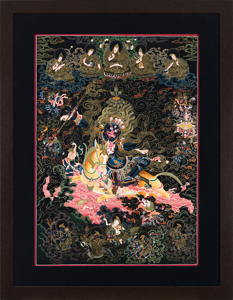 Thangka of Palden Lhamo by Romio Shrestha