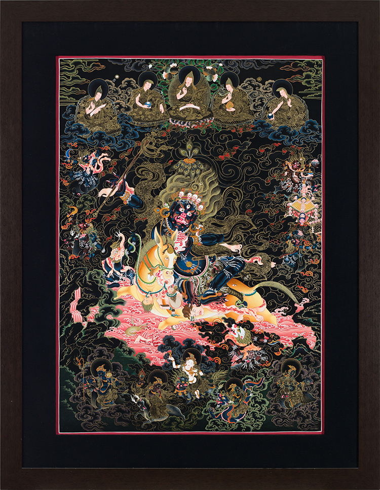 Thangka of Palden Lhamo par Romio Shrestha