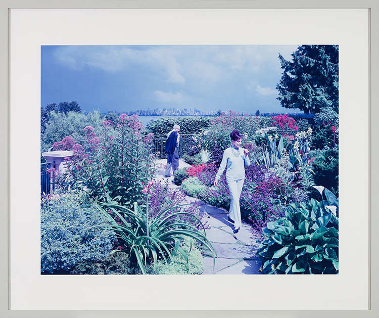 On the Terrace Garden, Joe and Rosalie Segal with Cosmos altrosanguineus by Scott McFarland