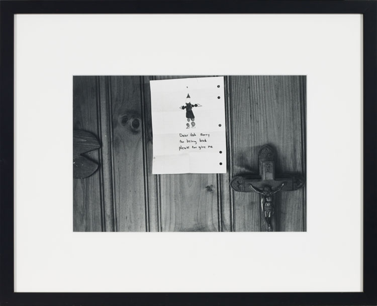 Untitled (Note to Dad) by Larry Clark