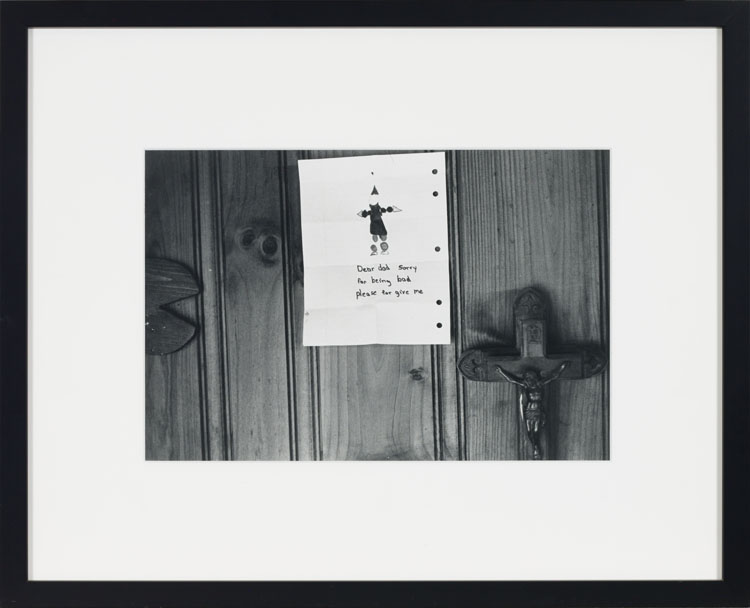 Untitled (Note to Dad) par Larry Clark