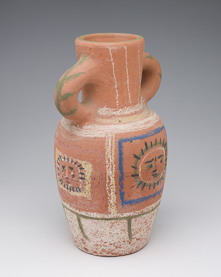 Vase with Pastel Decoration by Pablo Picasso