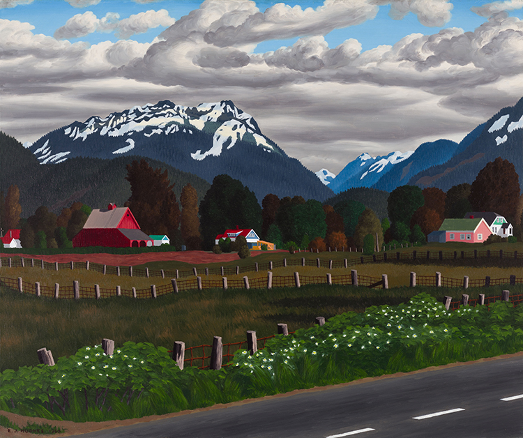 Outskirts of Chilliwack by Edward John (E.J.) Hughes