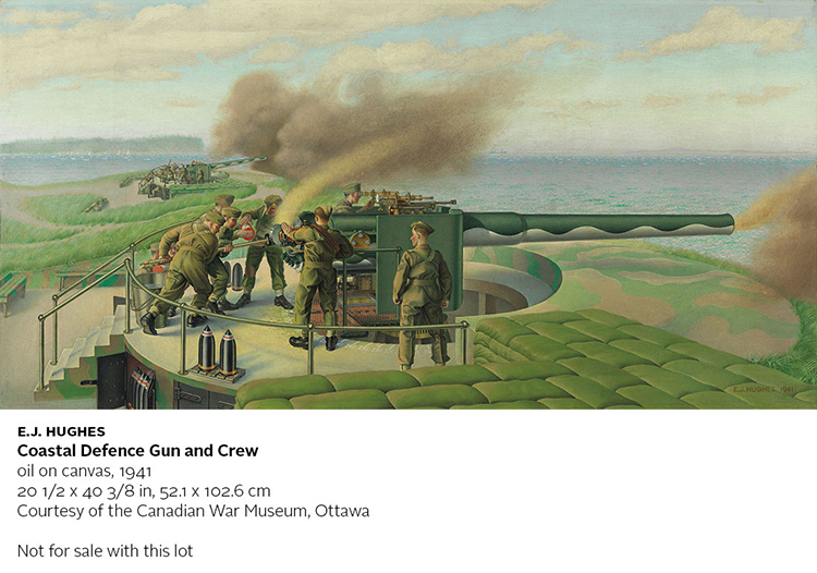 "Gunfire" at Practice by Edward John (E.J.) Hughes