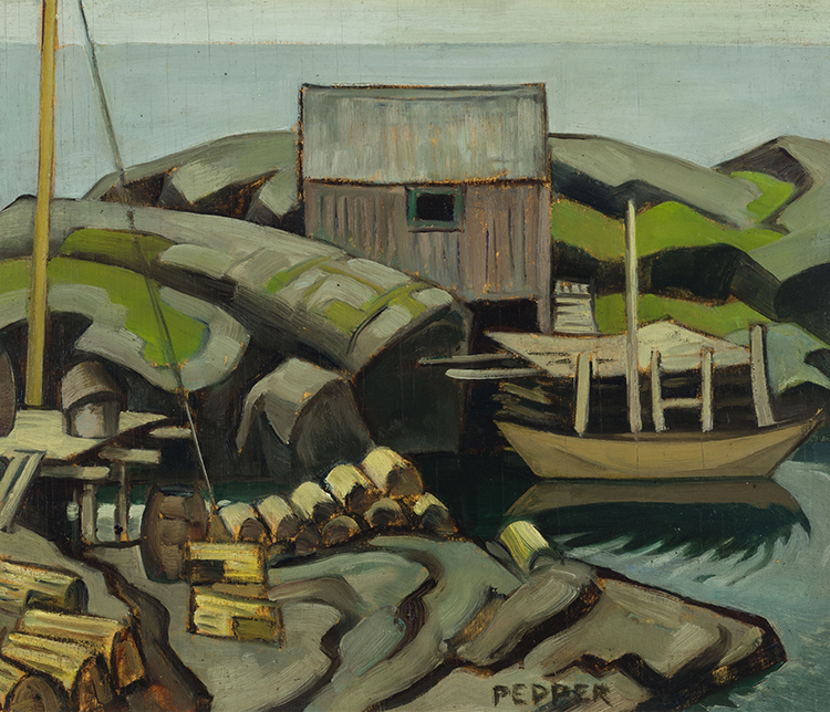 Blue Rocks, Nova Scotia par George Douglas Pepper