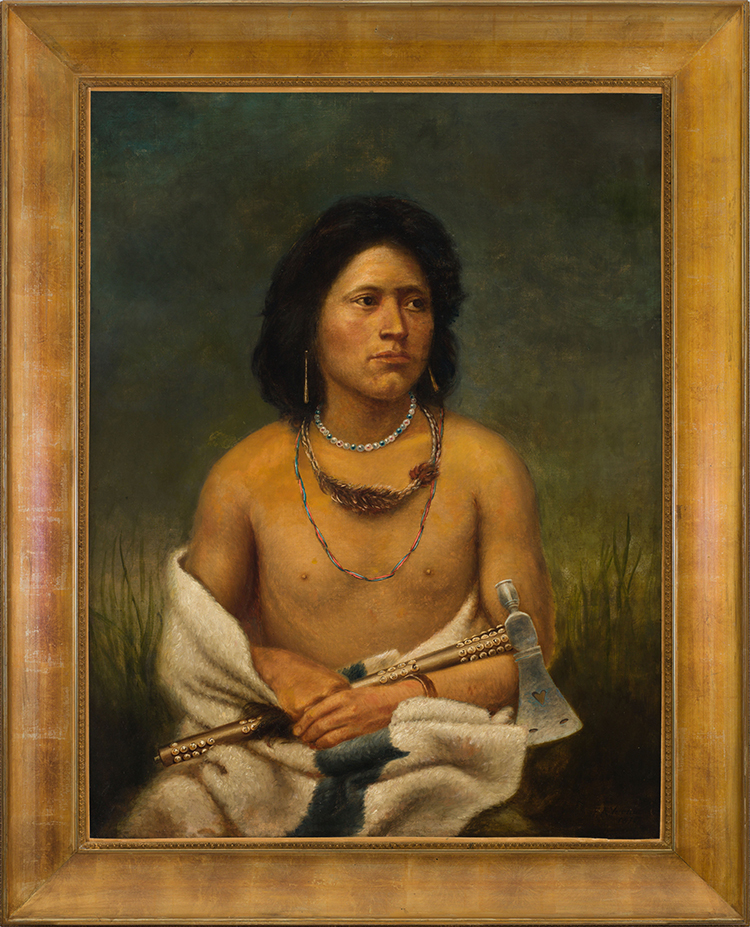 Brave of the Sioux Tribe by Frederick Arthur Verner