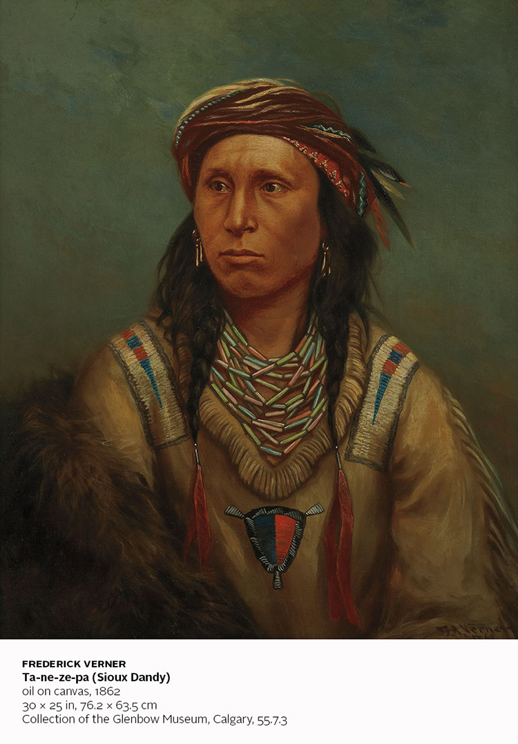 Brave of the Sioux Tribe by Frederick Arthur Verner