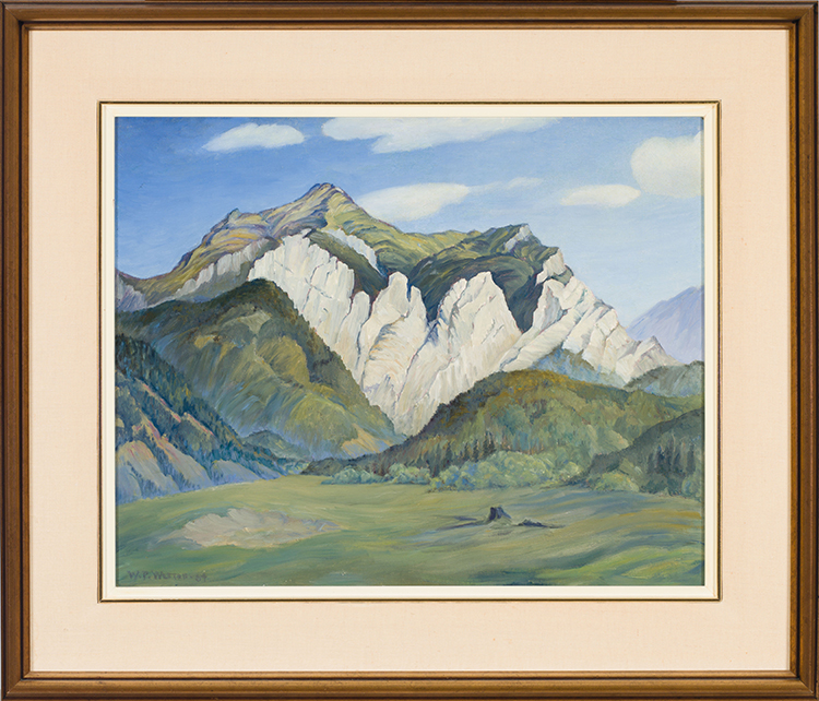 Limestone Mountain - Caithness Near Fernie par William Percival (W.P.) Weston