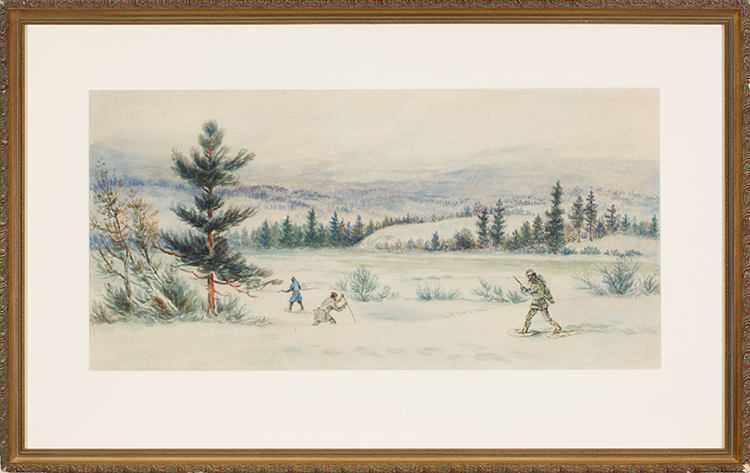 Trappers on Snowshoes by Frederick Arthur Verner