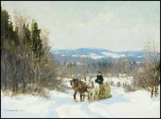 Winter Morning, Quebec par Frederick Simpson Coburn