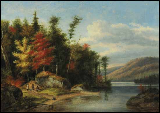 Autumn, Lake Memphremagog by Cornelius David Krieghoff