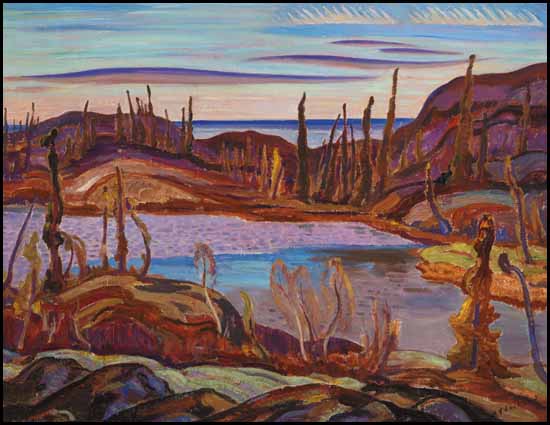 Morning, Great Bear Lake par Alexander Young (A.Y.) Jackson