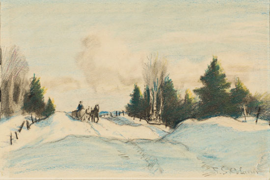 Winter, Eastern Townships par Frederick Simpson Coburn