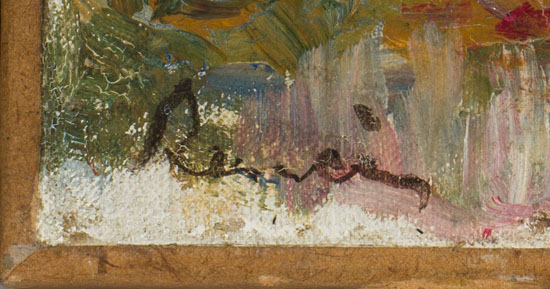 Paysage et maison, Cagnes by Pierre-Auguste Renoir