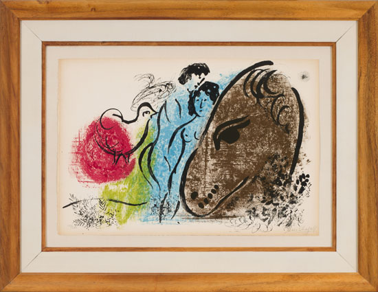 The Sorrel Horse par Marc Chagall