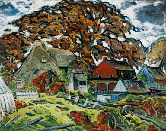 Landscape, Upper Sainte-Rose by Marc-Aurèle Fortin