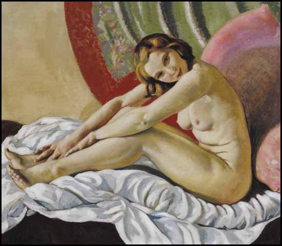 Seated Female Nude par Randolph Stanley Hewton
