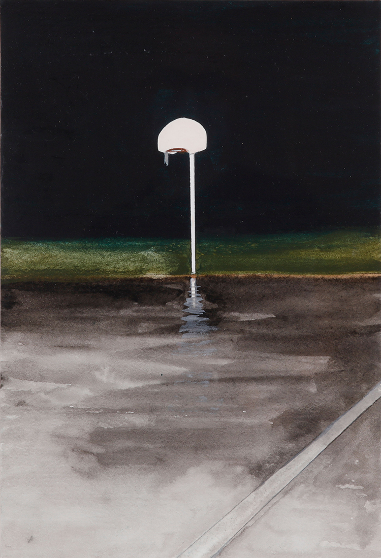 Untitled (Basketball net) by Brad Phillips
