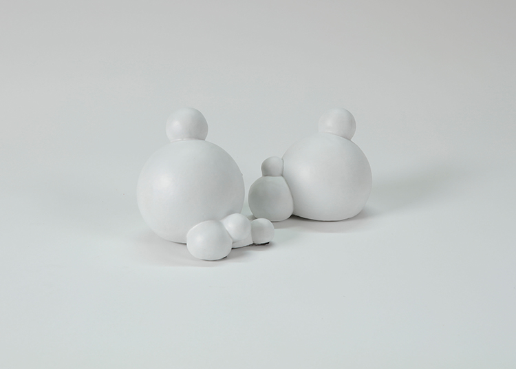 Snowballs (pair) by Holly Ward