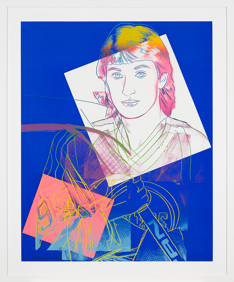 Wayne Gretzky #99 (F.&S. II.306) by Andy Warhol