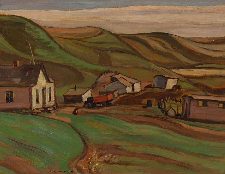 Farm at Rosebud, Alberta by Alexander Young (A.Y.) Jackson