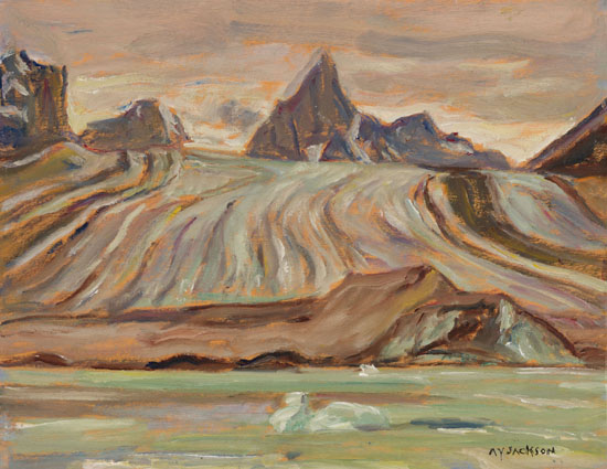 Mount Loki Up Turner Glacier, Baffin Island by Alexander Young (A.Y.) Jackson