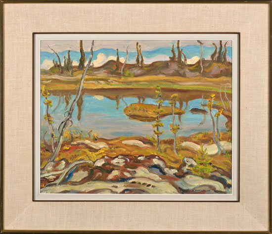 Muskeg Lake, Port Radium by Alexander Young (A.Y.) Jackson