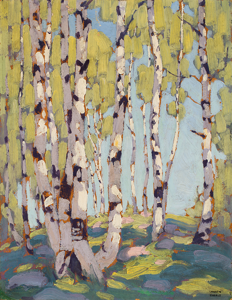 Birches par Lawren Stewart Harris