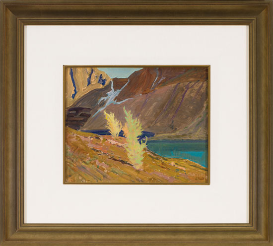 Larches, Mountain Lake by James Edward Hervey (J.E.H.) MacDonald