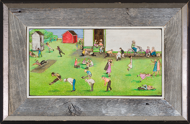 School Yard Games by William Kurelek