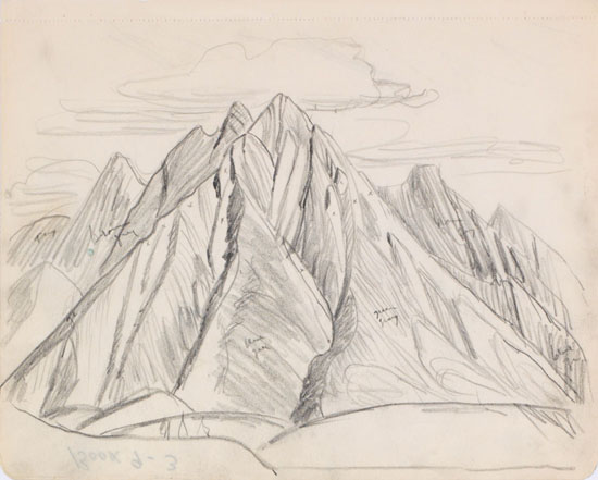 Mountain Study par Lawren Stewart Harris