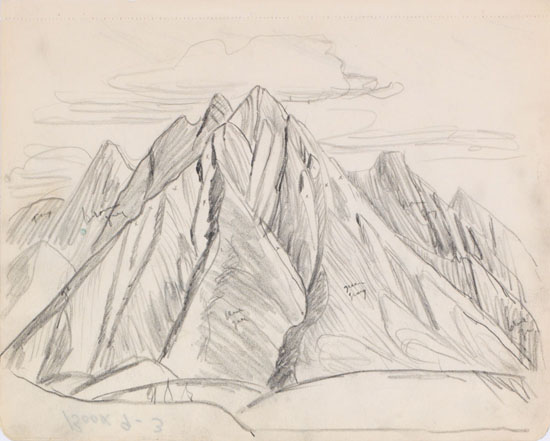 Mountain Study by Lawren Stewart Harris