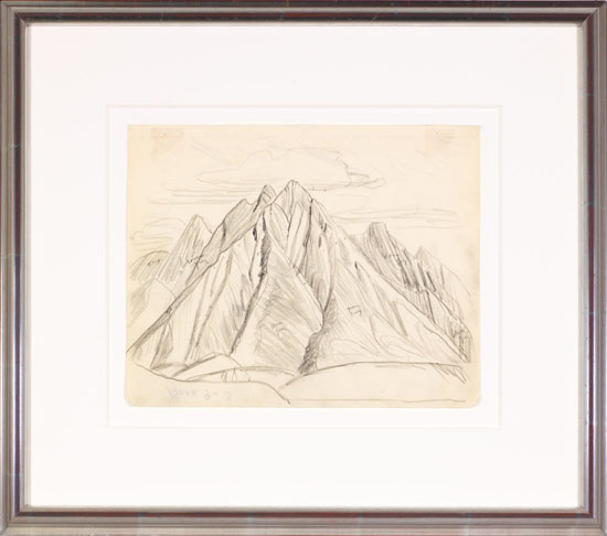 Mountain Study by Lawren Stewart Harris