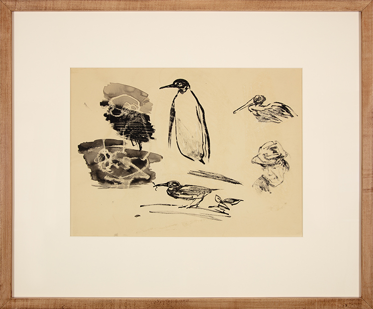 Sketch of Birds by Arthur Lismer